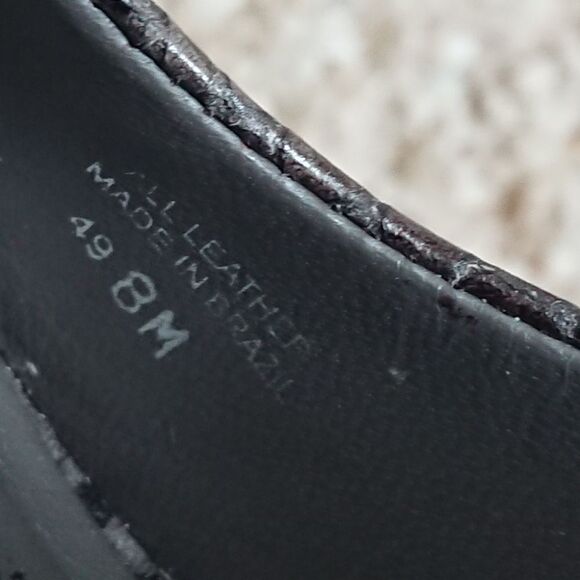 TORY BURCH Jude Pumps Snake print with silver Logo size 8M - Picture 11 of 15